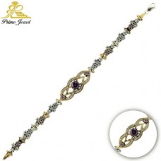 Gümüş Otantik Taşlı Biezik /Bileklik